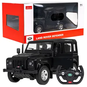 Mamido RASTAR Auto na dálkové RC ovládání Land Rover Defender Rastar 1:14 černé