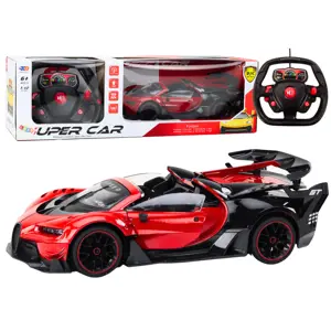 mamido RC sportovní auto 1:12 s otevíracími dveřmi červené