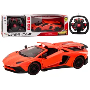 Produkt mamido RC sportovní auto 1:12 s otevíracími dveřmi oranžové