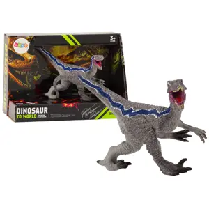 Produkt mamido Sběratelská figurka dinosaura Velociraptor šedý 1 ks