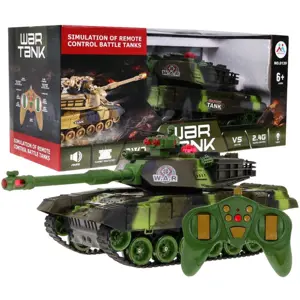 Produkt mamido Tank na dálkové ovládání RC 1:18 zelený