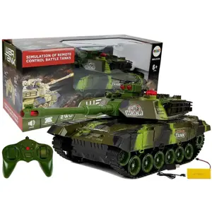 Mamido Tank na dálkové ovládání WAR RC zelený