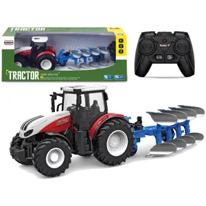 Produkt mamido Traktor s pluhem na dálkové ovládání RC 1:24