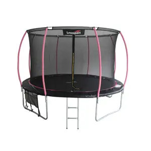 Produkt mamido Zahradní trampolína 366 cm černo-růžová