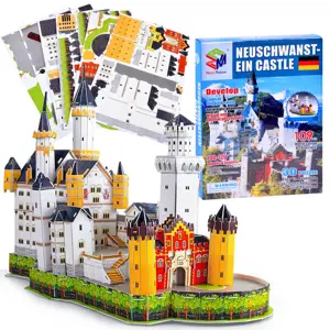 Puzzle 3D Hrad NEUSCHWANSTEIN 109 dílků