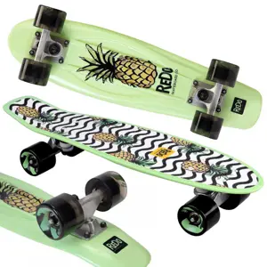 Skateboard Fiszka Ananas zelený