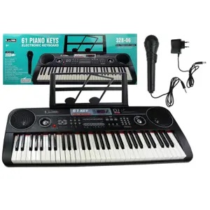 Velký keyboard pro děti USB vstup + mikrofon