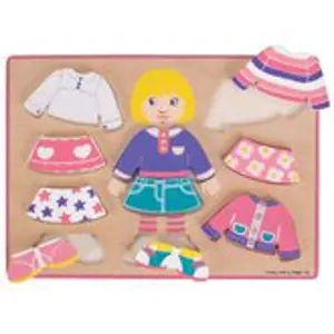 Produkt Bigjigs Toys Bigjigs Baby Oblékací puzzle holčička