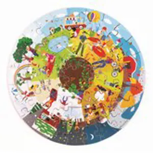 Produkt Bigjigs Toys Kulaté podlahové puzzle Čtyří roční období 50 dílků