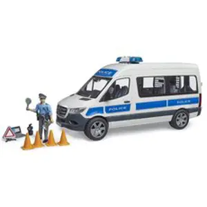 BRUDER 2683 MB Sprinter policie se světelným a zvukovým majákem