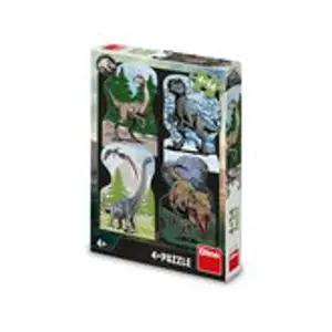 DINO JURSKÝ SVĚT 4x54 Puzzle