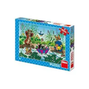 Dino puzzle Krtek Krtečkova plavba 47x33cm 100 dílků XL v krabici 27x19x4cm