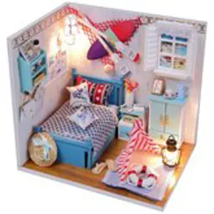Produkt Dvě děti Dvěděti miniatura domečku Brandonův pokoj