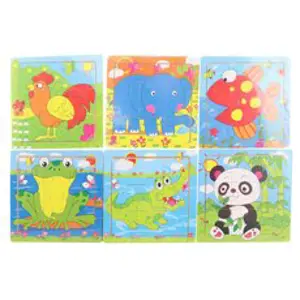 Lamps puzzle Panda 15x15cm