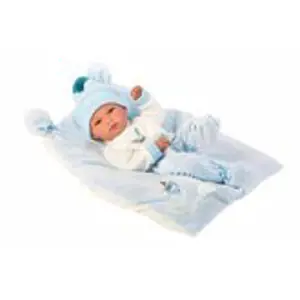 Produkt Llorens 63555 NEW BORN CHLAPEČEK - realistická panenka miminko s celovinylovým tělem 35 cm