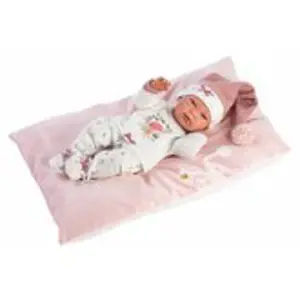 Llorens 73880 NEW BORN HOLČIČKA - realistická panenka miminko s celovinylovým tělem  40 cm