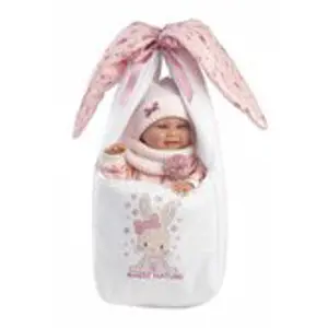 Llorens 73902 NEW BORN HOLČIČKA - realistická panenka miminko s celovinylovým tělem - 40cm