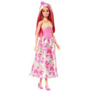 Mattel Barbie Pohádková princezna - růžová HRR08