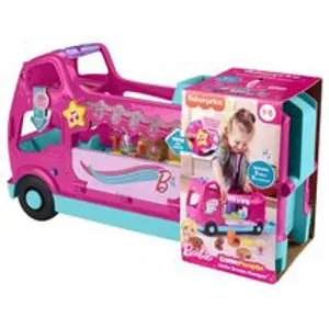 Mattel Fisher Price LP Barbie karavan snů se světly a zvuky HYR85