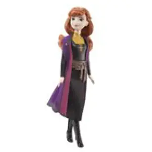 Mattel Frozen Anna v černo-oranžových šatech HLW50