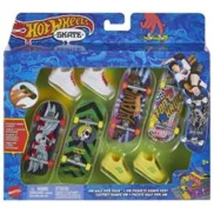 Produkt Mattel Hot Wheels Fingerboard 4ks a boty HVM14