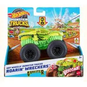 Produkt Mattel Hot Wheels Monster Trucks svítící a rámusící Wreckers Gunkster