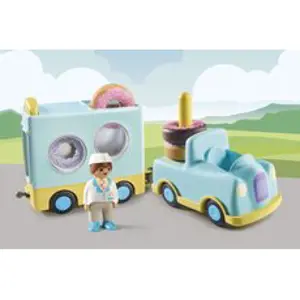 Playmobil 71325 Bláznivý Donut Truck s funkcí ukládání a třídění