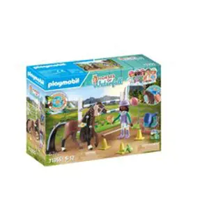 Playmobil 71355 Zoe & Blaze s turnajovým hřištem