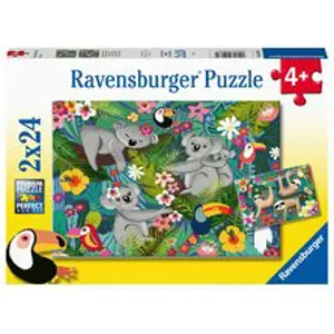 Ravensburger Koaly a lenochodi 2x24 dílků