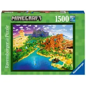 Ravensburger Minecraft: Svět Minecraftu 1500 dílků