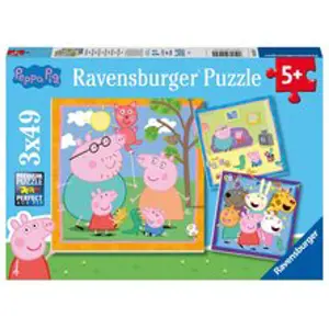 Produkt Ravensburger Prasátko Peppa 3x49 dílků