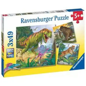 Produkt Ravensburger puzzle Dinosauři a čas 3x49 dílků