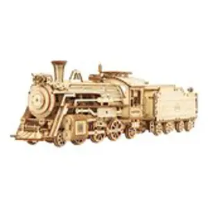 Produkt Robotime 3D dřevěné puzzle Parní lokomotiva Prime Steam Express 1:80 308 ks