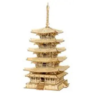 Produkt Robotime Rolife 3D Dřevěná Pagoda TGN02 275 ks