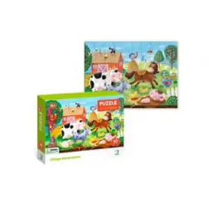 Teddies Puzzle Farma 32x23cm 60 dílků