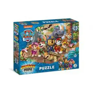 Teddies Puzzle Tlapková patrola/Paw Patrol Džungle 23x32cm 60 dílků