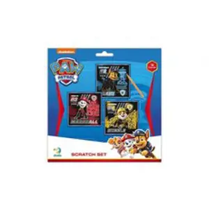 Teddies Škrabací obrázek 3ks barevný Tlapková patrola/Paw Patrol 20x20cm