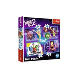 Trefl Puzzle 4v1 Inside Out 2/V hlavě 2