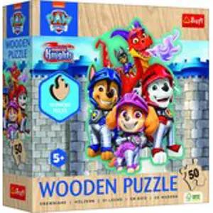 Trefl Puzzle 50 Dřevěné - Paw Patrol