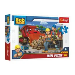 Produkt Trefl Puzzle Bob a Wendy/Bořek Stavitel 33x22cm 60 dílků v krabici 21x14x4cm