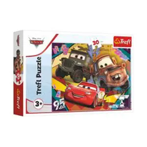 Trefl Puzzle Cars 3/Rychlá auta 27x20cm 30 dílků v krabičce