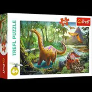 Trefl Puzzle Dinosauři 60 dílků