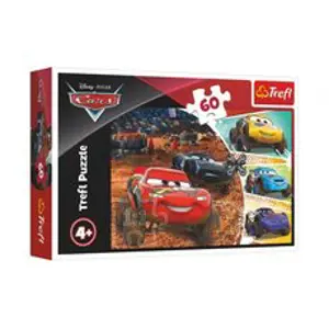 Trefl Puzzle Disney Cars 3/McQueen s přáteli 33x22cm 60 dílků