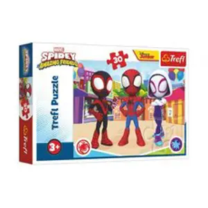 Trefl Puzzle Dobrodružství Spideyho a přátel 27x20cm 30 dílků