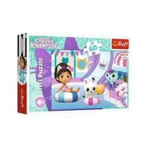 Produkt Trefl Puzzle Gabby u bazénu/Gabby´s Dollhouse 33x22cm 60 dílků