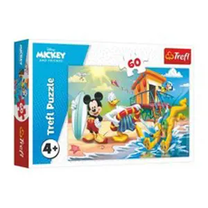 Trefl Puzzle Mickey a Donald Disney 33x22cm 60 dílků v krabici 21x14x4cm