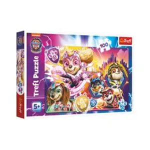 Trefl Puzzle Seznamte se s mocnými štěňaty Paw Patrol/Tlapková patrola 100 dílků