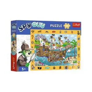 Trefl Puzzle Spy Guy - Pirátská loď 48x34cm 100 dílků