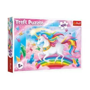 Trefl Puzzle V křišťálovém světě jednorožce 100 dílků