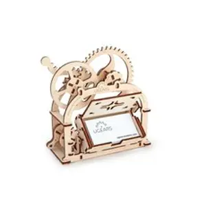 Ugears 3D dřevěné mechanické puzzle Box na vizitky